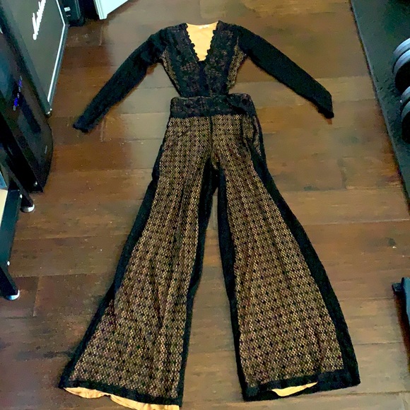 Nightcap Pants - Nightcap Lace jumpsuit size 2